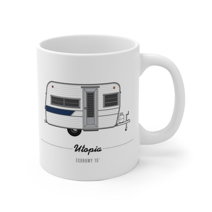 Utopia Economy 15' (1966), Ceramic Mug - Vintage Trailer Field Guide