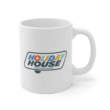 Holiday House Logo, Ceramic Mug - Vintage Trailer Field Guide