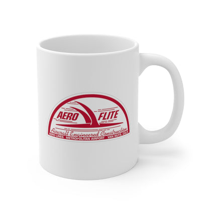 Aero Flite Emblem, Ceramic Mug - Vintage Trailer Field Guide