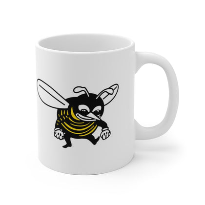 Bee Line Bee character, Ceramic Mug - Vintage Trailer Field Guide