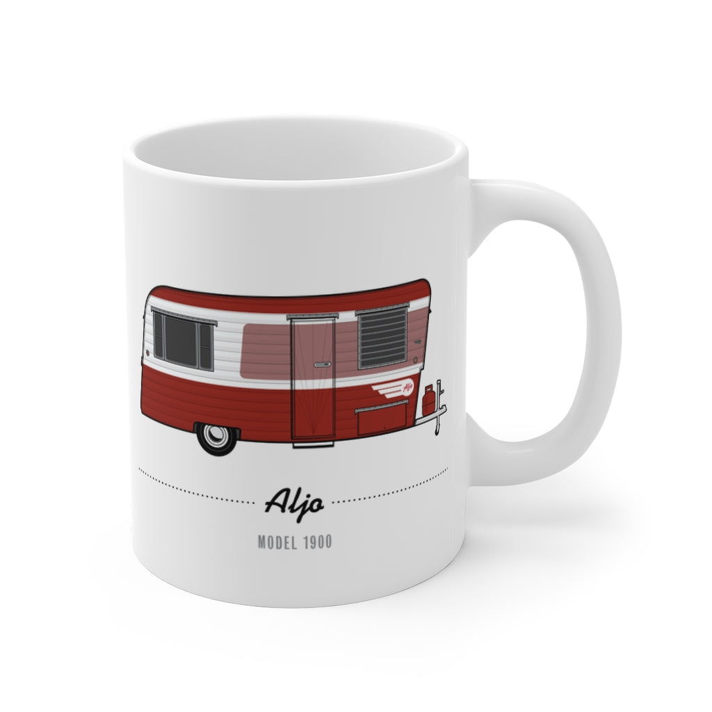 Aljo Model 1900 (1957), Ceramic Mug – Vintage Trailer Field Guide