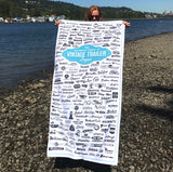 The Big Beach Towel of Vintage Trailer Logos - Vintage Trailer Field Guide