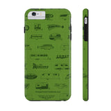 Field Guide Cover Design Tough Phone Case - Vintage Trailer Field Guide