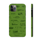 Field Guide Cover Design Tough Phone Case - Vintage Trailer Field Guide