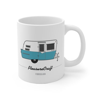 PleasureCraft (1958), Ceramic Mug - Vintage Trailer Field Guide