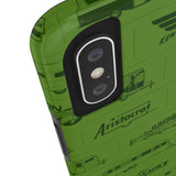 Field Guide Cover Design Tough Phone Case - Vintage Trailer Field Guide