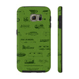 Field Guide Cover Design Tough Phone Case - Vintage Trailer Field Guide