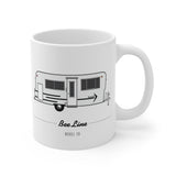 Bee Line Model 20 (1967), Ceramic Mug - Vintage Trailer Field Guide