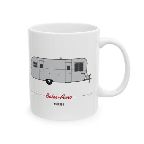 Boles Aero Ensenada (1955 ), Ceramic Mug - Vintage Trailer Field Guide