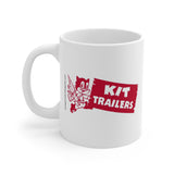 1940s Kit Trailers Cat Logo, Ceramic Mug