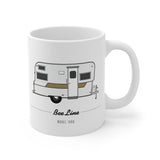 Bee Line 16RB (1969), Ceramic Mug - Vintage Trailer Field Guide