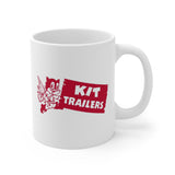 1940s Kit Trailers Cat Logo, Ceramic Mug