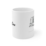 Bee Line Model 17 (1967), Ceramic Mug - Vintage Trailer Field Guide