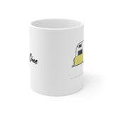 Bee Line 18' SCRG (1965), Ceramic Mug - Vintage Trailer Field Guide