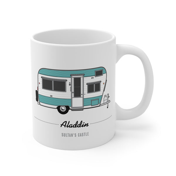 Aladdin Sultan's Castle (1967), Ceramic Mug  Vintage Trailer Field Guide