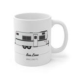 Bee Line 220-FTL (1972), Ceramic Mug - Vintage Trailer Field Guide