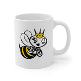 Bee Line Queen Bee character, Ceramic Mug - Vintage Trailer Field Guide