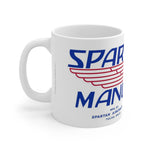 Spartan Manor Logo Wraparound, Ceramic Mug - Vintage Trailer Field Guide