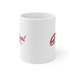 Cardinal Deluxe Logo, Ceramic Mug - Vintage Trailer Field Guide