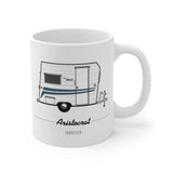 Aristocrat Travelier (1965), Ceramic Mug - Vintage Trailer Field Guide