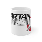 Spartan Logo Wraparound, Ceramic Mug - Vintage Trailer Field Guide