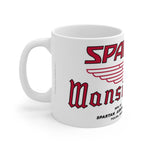 Spartan Mansion Logo Wraparound, Ceramic Mug - Vintage Trailer Field Guide