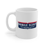 Mobile Scout Manufacturer Logo, Ceramic Mug - Vintage Trailer Field Guide