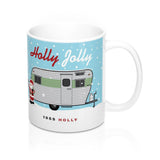Holly Jolly / 1955 Holly, Ceramic Mug 11 oz - Vintage Trailer Field Guide
